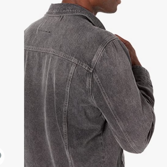 BLANKNYC Mens Grey Hooded Denim Jacket Size M - Picture 3 of 7